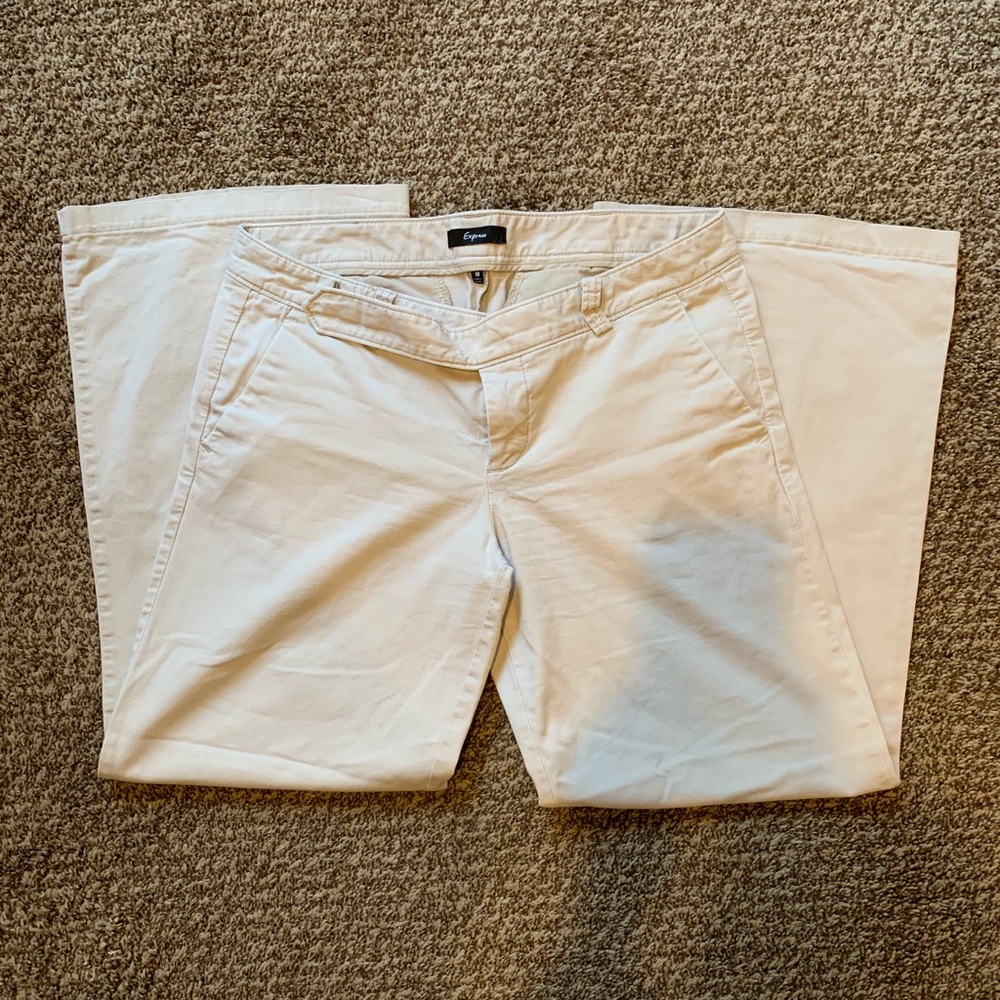 Express Wide Leg Khaki Pants